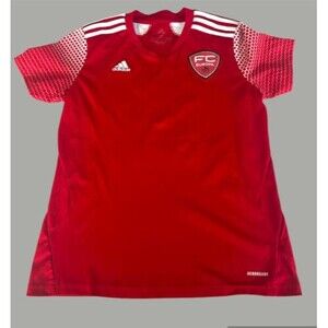 Adidas Fc Europa Women’s Soccer Jersey Medium Aeroready Red 12 Teysa Football